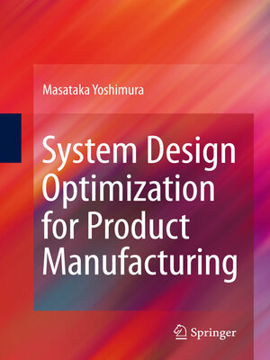 cover image of System Design Optimization for Product Manufacturing